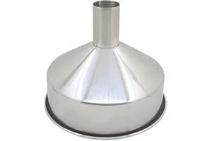 MMGOLHX HOMEXO Embudo de Acero Inoxidable 304 con Filtro, Grande y Extragrande, 1 Unidad (Color : 300-47mm)