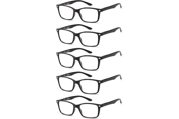 Suertree Lunettes de Lecture, Lunettes de Pour Ordinateur Aide visuelle Soins oculaires Lunettes Aide à la lecture pour femmes Hommes de Lunettes 1.5 BM151
