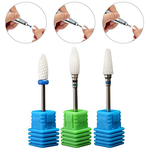 Hartmetallfräser, DancingNail Keramik Nagel Bohrer Glatte Spitze Bohrer Schaft Werkzeug H0615TB