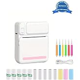 Mini Taşınabilir Yazıcı 13 Rulo Kağıtlı M&uuml;rekkepsiz Etiket Yazıcısı Mini Termal Yazıcı