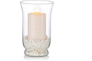 GLASSEAM Portacandele Vetro Decorative Moderno: 1 Pz Vaso Interno Shabby Chic Vasetti Per Candele Lunghe Piccole Colonna Galleggianti Votive Tea Light Fiori Tulipani Per Natalizie Matrimonio Centrotavola