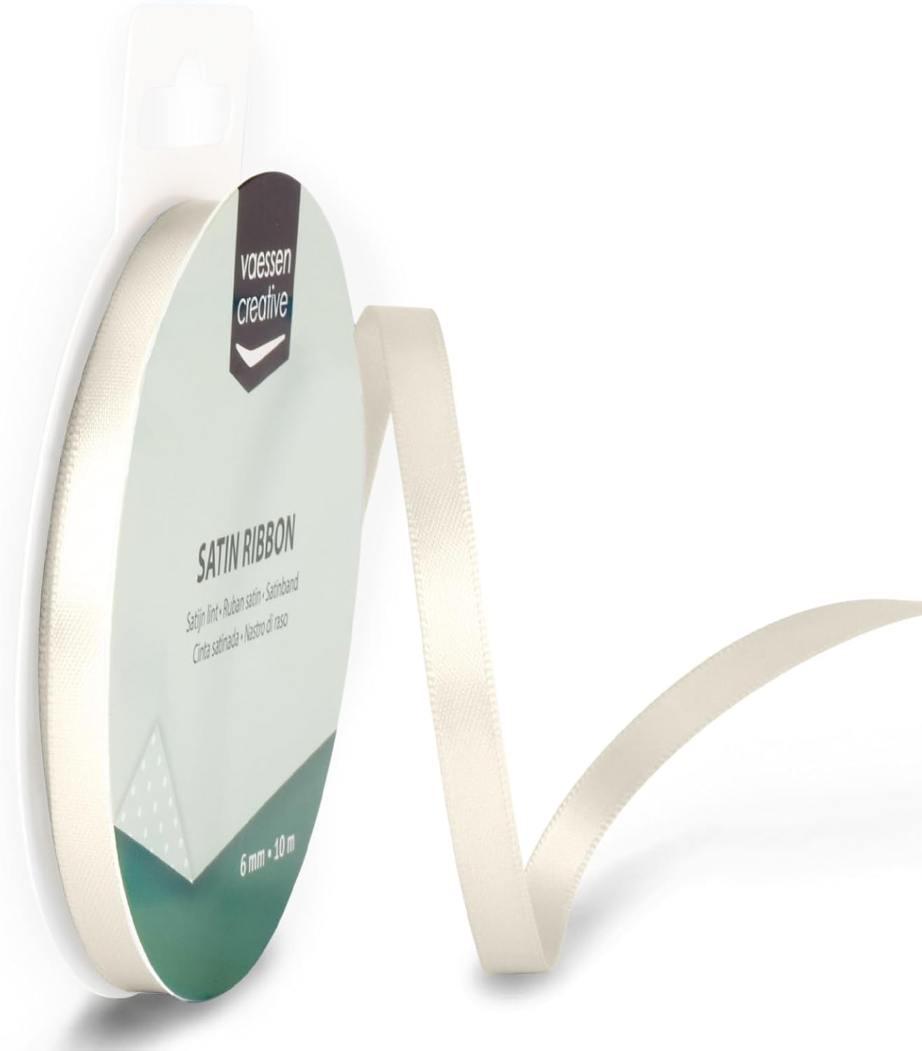Qualité de Fabrication & Durabilité : Vaessen Creative Satijnen lint 6 mm x 10 m wi