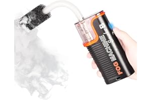 LENSGO Smoke B - Máquina de humo de 40 W con control remoto, portátil para fotografía, eventos al aire libre, fiestas, efectos escénicos, Halloween, desinfección o bodas