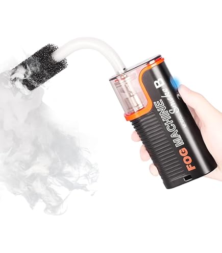 Machine à Fumée LENSGO Smoke S 30W Portable Avec Télécommande | Pour Photo, Fêtes, DJ | Noir