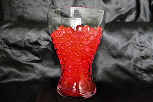 WATER CRYSTAL SOIL GEL BALL BEADS WEDDING VASE BIO GELL BALLS (Red) by KTLShop