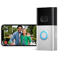 Ring Video-Türklingel 4 Akku (Video Doorbell 4)| Türklingel mit Kamera, HD-Video, Gegensprechfunktion, Pre-Roll-Videovorschau