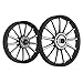 Kingway SR3B 13 Spokes Bike Alloy Wheel Set of 2 19/18 Inch Black CNC for Royal Enfield Classic RS.9998.00