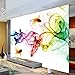Produktbild WPPBH Tapete Selbstklebend 3D Photo Smoke Goldfisch (B) 400X (H) 280Cm Kinderzimmer Tapete Jungen Und Mädchen Raumwandbild Wohnzimmer Tv Hintergrund Wandtapete Plakatdekoration