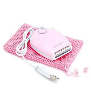 Magnitone GoBare! Rechargeable Waterproof Compact Mini Lady Shaver for Legs, Underarms and Bikini Line (Pink) - Image 6