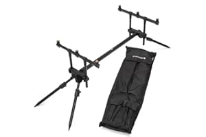 NGT Quickfish Rod Pod Carp Fishing Adjustable Length and Height
