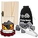 Produktbild PEMOTech Whisky Stones, 9 Paare von besten Granit-Drink-Rocks, verpackt in Einer exklusiven hölzernen Geschenk-Tasche und geschmeidigen Samt-Tasche. Trinken Sie Keine Getränke Nicht mehr!