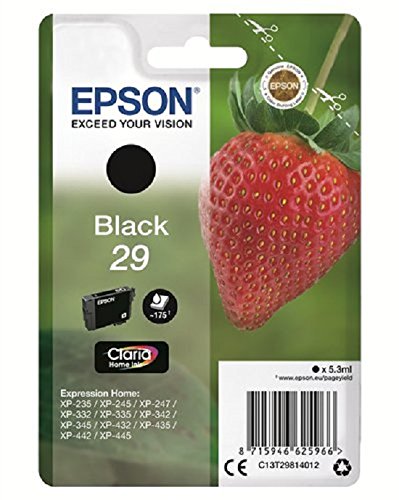 Epson - C13T29814012 - Cartouche d'Origine - T29 Fraise - Encre Claria Home