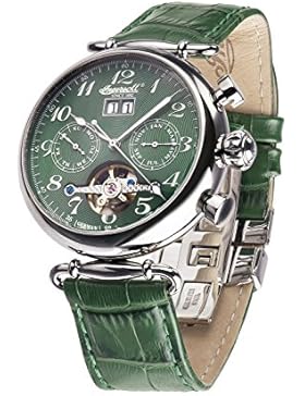 Ingersoll Damen-Armbanduhr Walldorf II Chronograph Automatik Leder IN1319GR