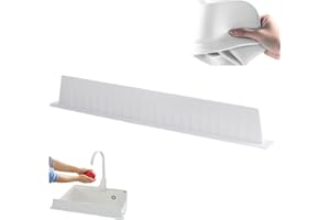 NASSMOSSE Lavello spruzzola splash guard 20.1x1.8x2,8 pollici in silicone cucina lavello spruzzola con una fauggera per il lavandino per il bagno della cucina