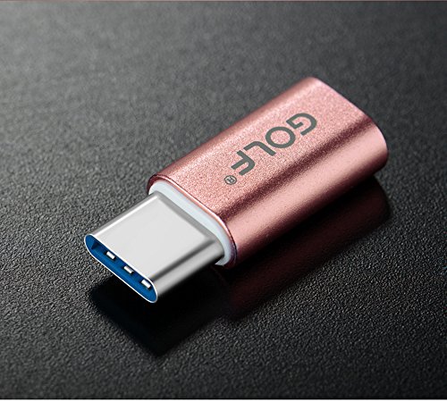 Joyshare USB-C auf Micro USB Adapter [2 in 1 Pack] verwandelt USB Type-C Input in Micro-USB – Rose Gold - 6