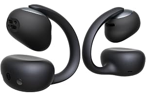 Baseus Bowie MC2 öppen öronklämma på öronsnäckor, CloudComfort 2.0 Wrap-Around design, LDAC Hi-Res Audio, Bluetooth 6.0, 55H speltid, 4-Mic AI Clear Call, IP67 vattentät för löpning gym träning