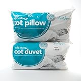 Cushy - 9 Tog Anti-Allergy Cot Bed Duvet and Pillow - Nursery, Baby, Toddler, Junior