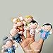 6 Pcs Finger Puppet Set Soft Toy children's Learn Play Story 6ren