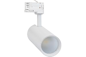‎LEDKIA LIGHTING LEDKIA LIGHTING LED Spotlight New Bertha White 30 W LIFUD for 3-Phase Power Rails Warm White