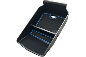 MEDZUK 【3 colori】 Compatibile con Renault Austral E-Tech Hybrid 2022-2023 2024 Centrale Console Vano Portaoggetti Bracciolo Organizer Accessori (Blu)