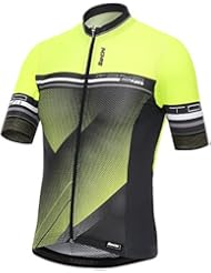 Santini Tono - Camiseta deportiva de manga corta para hombre, Hombre, Tono, amarillo, 3XL