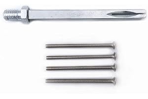 Sempro 140mm Vierkant/Drehwechselstift für feste Knöpfe