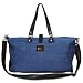 DIYARAS057 Dual Blue Denim and leather water resistant convertible Duffel-Travel-Stylish Bag. RS.599.00