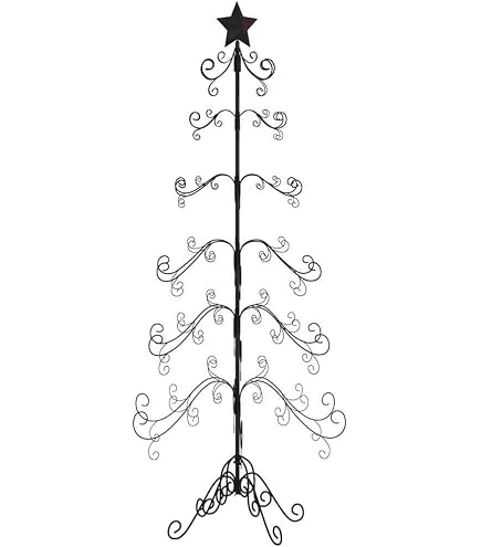 Sapin De Noël En Métal Rouillé 70 Cm - Déco Vintage Fabriquée à La Main, Qualité Allemande, Pour Intérieur Et Extérieur - 10