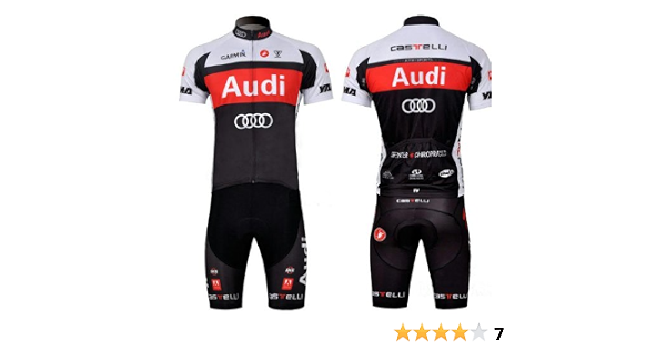 Si consiglia una taglia più grande)(taglie:XXL)(espresso spedizione) Maglia  Ciclismo Jerseys Per Uomo manica cota Set Pants gilet traspirante antivento  prestazioni traspirazione : Abbigliamento