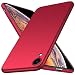 Produktbild for Apple iPhone XR Hülle, ZUERCONG [Sand Serie] Ultra Slim Cover Case Anti-Fingerabdrücke Anti-Scratch Shockproof Handytasche Hartplastik Schutzhülle für Apple iPhone XR 6.1 Zoll, Kies Rot