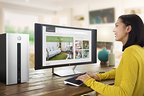 HP Pavilion 550-230ng Desktop-PC (AMD A10-8750 APU, 8GB RAM, 1TB HDD, AMD Radeon (TM) R9 370, DVD, Windows 10) silber - 16