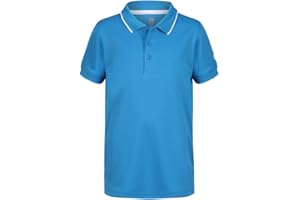 Island Green Performance Wicking Polo Shirt Top Camisa de Golf Niños