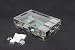 Rpi shop RPIABSsquareedgeCLEAR Raspberry Pi 2 and 3 Model B or B+ ABS Transparent Modular Case RS.170.00