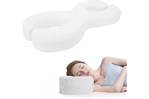 Ansikte Nedkudde, Mjuk Anti -Ansikte Krossande Minnesskumkuddar, Ergonomiska Sidobäddkuddar för Rygg Magsömmar Vuxna, Djup Sovande Kudde (9 cm)