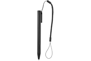 Touch Screen Pen BiuZi 1Pc ABS Tocco Nero Pennino Antigraffio Filo Resistenza Touch Screen Pennino Con Corda Molla For POS PDA Navigator