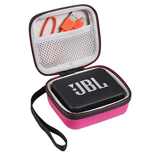 Shucase funda de transporte para JBL Go Ultra altavoz portátil Bluetooth (Pink)
