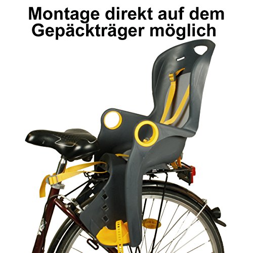 Torrex Fahrrad Kindersitz Kinderfahrradsitz Sicherheitssitz Montage Vorne oder Hinten - 3