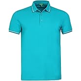 United Colors of Benetton Polo T Shirt | Collar Tshirts | Half Sleeves Plain T Shirt | Solid Polo T-Shirt with Colored Collar Tipping