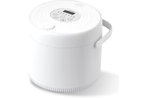 ‎YOKEKON Reiskocher Klein 2L, Yokekon elektrischer Mini Reiskocher und Dampfgarer für 2-4 Personen, 6-in-1 Multifunktionaler Reiskocher mit intelligenter Steuerung, Kuchen, Brei, Eintopf, Braunreis, 400W, Weiß