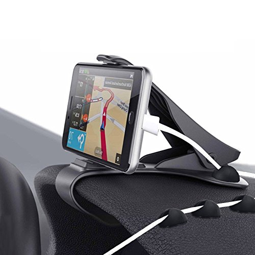 Supporto per Auto AGPtek, Porta Cellulare Regolabile Universale per Cruscotto con Braccio Lungo, Adatto per iPhone 7/6s/6, Huawei, Samsung, HTC & Altri Cellulari - Per Smartphones fino a 6 inch