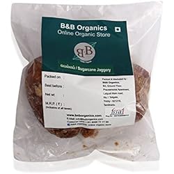 B&B Organics Sugarcane Jaggery, 1 kg