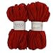 Produktbild Ophelia Italy SofficeArmKnit004, Paket 2 x 100 g, Wollstrang dickes, rot