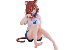 Zhongkaihua The Quintessential Quintuplets Nakano Miku figur 13 cm katt ver hemmakläder statyett anime pvc staty hem skrivbor