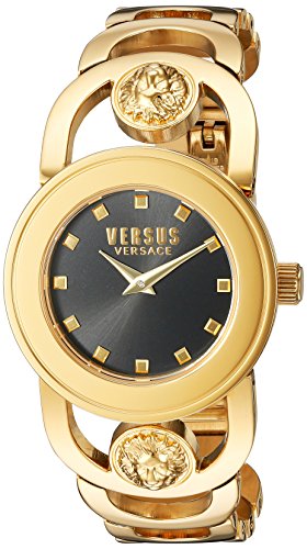 Versus Versace Damen Analog Quarz Uhr mit Stahl Armband SCG090016