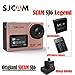 Produktbild SJCAM SJ6 Legend 2, Touch Screen Fernbedienung ACTION Helm Sport DV-Kamera Wasserdicht 4 K 24 FPS ntk96660 Raw W/Front Bildschirm + 1 Extra Akku + 1 Doppel-Ladegerät (Golden Rose)