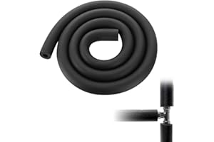 Riisoyu Tubo Isolante Tubolare In Schiuma, D 9mm sp 16 mm Tubo Isolante Del Condizionatore Isolamento Tubi In Schiuma 1.8m Schiuma Isolante Termica Antigelo Impermeabile e Altamente Elastico