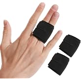 EODKSE Set of 2 Finger Splints - Reusable Sports Injury Support - Adjustable Elastic Splints for Basketball, Volleyball and T