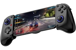 Bluetooth Mobile Game Controller for Nintendo Switch 2 & iOS & Android & Tablets, Wireless Gamepad Grip with Hall Effect Trigger Joystick, Ergonomic Phone Controller for iPhone, iPad Pro, Samsung