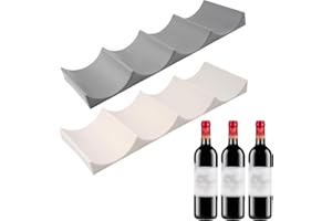 AONAYO 2 portabottiglie per frigorifero, per frigorifero, per bottiglie, per frigorifero, universale, per cucina, pantry cabinet (2 colori)