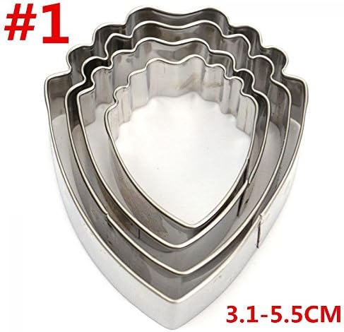 Maravilloso 4pcs Kitchen DIY Biscuit Peony Cutter Mold Stainless Steel Cake Mould Baking Tools